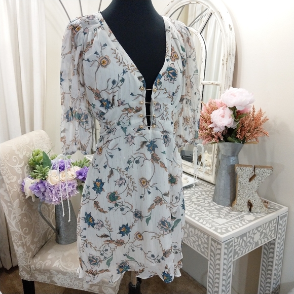 🍒NWT🍒 FOR LOVE & LEMONS MINI DRESS M - Picture 8 of 11